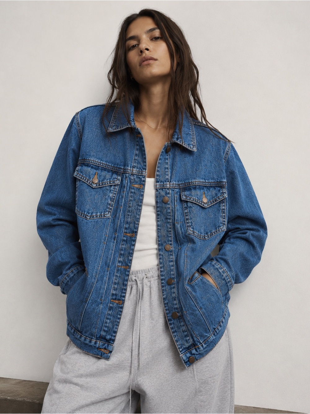 vintage 100% cotton denim jacket